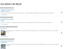 Tablet Screenshot of lesplaisirsdemynai.blogspot.com