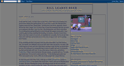 Desktop Screenshot of billlearnsbeer.blogspot.com