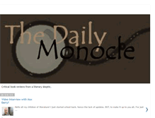 Tablet Screenshot of dailymonocle.blogspot.com