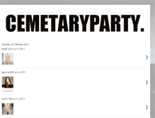 Tablet Screenshot of cemetarypartyx.blogspot.com
