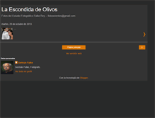 Tablet Screenshot of laescondidadeolivos.blogspot.com