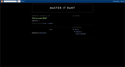 Desktop Screenshot of masteritrant2.blogspot.com