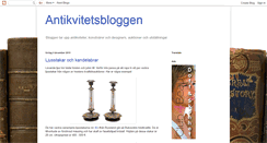 Desktop Screenshot of antikvitetsbloggen.blogspot.com