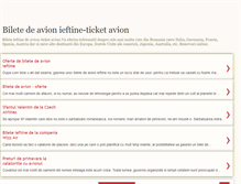 Tablet Screenshot of bilete-avion-ieftine.blogspot.com
