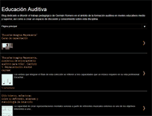 Tablet Screenshot of educacionauditivagermanromero.blogspot.com