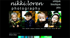 Desktop Screenshot of nikkilorenphotography.blogspot.com
