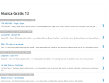 Tablet Screenshot of musicagratis13.blogspot.com