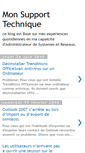 Mobile Screenshot of mon-support-technique.blogspot.com