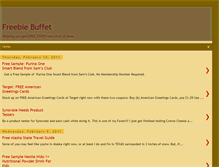 Tablet Screenshot of freebiebuffet.blogspot.com