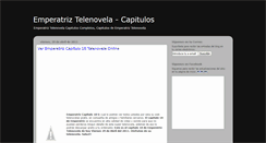 Desktop Screenshot of emperatriztv.blogspot.com