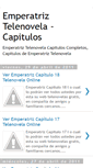 Mobile Screenshot of emperatriztv.blogspot.com