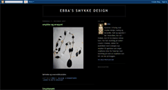 Desktop Screenshot of ebbasmykkedesign.blogspot.com
