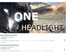 Tablet Screenshot of 1headlight.blogspot.com