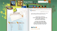 Desktop Screenshot of mysongofyears.blogspot.com