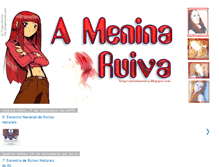 Tablet Screenshot of ameninaruiva.blogspot.com