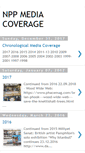 Mobile Screenshot of nppmediacoverage.blogspot.com