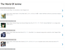 Tablet Screenshot of anime4ever-fans.blogspot.com