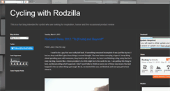 Desktop Screenshot of cyclingwithrodzilla.blogspot.com