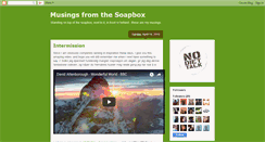 Desktop Screenshot of musingsfromthesoapbox.blogspot.com