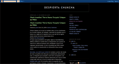 Desktop Screenshot of despiertachukcha.blogspot.com