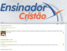 Tablet Screenshot of ensinadorcristao.blogspot.com