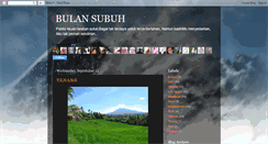 Desktop Screenshot of bulansubuh.blogspot.com