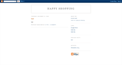Desktop Screenshot of happyshopping.blogspot.com