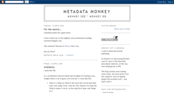 Desktop Screenshot of metadatamonkey.blogspot.com