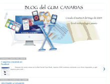 Tablet Screenshot of gumcanarias.blogspot.com