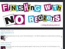 Tablet Screenshot of finishingwithnoregrets.blogspot.com