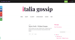 Desktop Screenshot of italia-gossip.blogspot.com