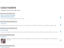 Tablet Screenshot of coachkandye.blogspot.com