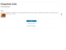 Tablet Screenshot of chopstickscafe.blogspot.com