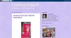 Desktop Screenshot of creatingkidstuff.blogspot.com