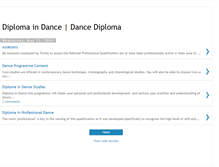 Tablet Screenshot of diplomaindance.blogspot.com