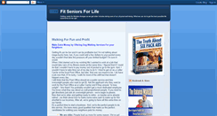 Desktop Screenshot of fitseniorsforlife.blogspot.com