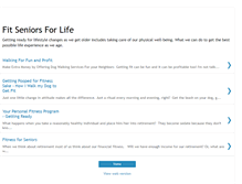 Tablet Screenshot of fitseniorsforlife.blogspot.com