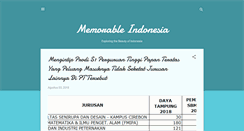 Desktop Screenshot of memorableindonesia.blogspot.com