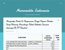 Tablet Screenshot of memorableindonesia.blogspot.com