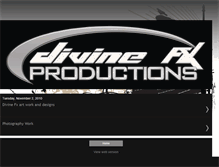 Tablet Screenshot of divinefxproductions.blogspot.com