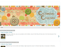 Tablet Screenshot of customizedcreationsblog.blogspot.com