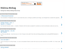 Tablet Screenshot of nishma-minhag.blogspot.com