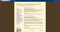 Desktop Screenshot of brookhavenarts.blogspot.com