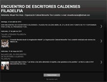 Tablet Screenshot of encuentroescritoresfiladelfia.blogspot.com
