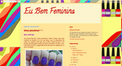 Desktop Screenshot of eubemfeminina.blogspot.com