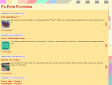 Tablet Screenshot of eubemfeminina.blogspot.com