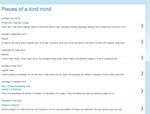 Tablet Screenshot of piecesofakindmind.blogspot.com