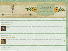 Tablet Screenshot of comfortandconversation.blogspot.com