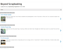 Tablet Screenshot of beyond-scrapbooking.blogspot.com