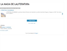 Tablet Screenshot of lamagiadelaliteratura20.blogspot.com